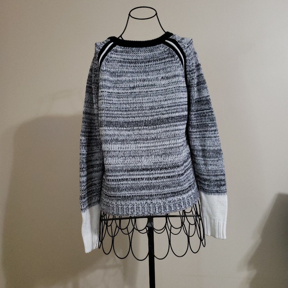 Lilla P Marled Cashmere Blend Sweater Stretch - Picture 2 of 6